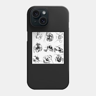 9 bees by Chad Brown Phone Case