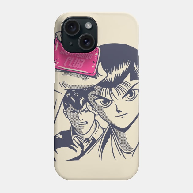 ghost fighter club Phone Case by art of gaci