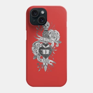 My effort my rage skull dagger Phone Case