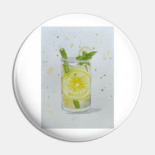 Glass of lemonade Pin