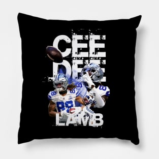 ceedee-lamb-football Pillow