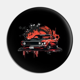 Hell Car mustang Boss 429 T-Shirt Pin