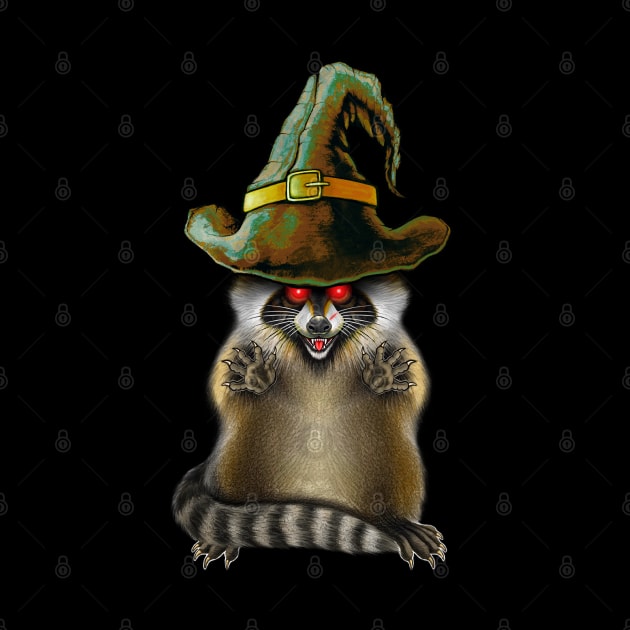 Raccoon Halloween by Artardishop