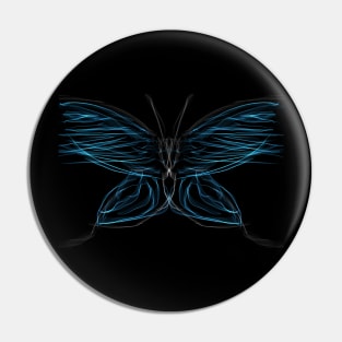 Light blue butterfly Pin