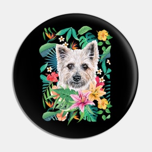 Tropical Cairn terrier Pin