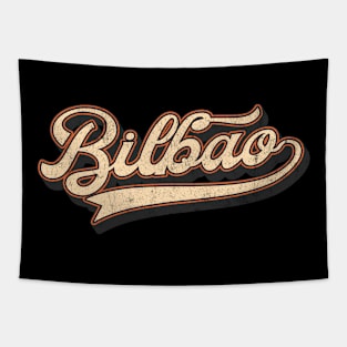 Bilbao Spail Retro Vintage Distressed Design Tapestry