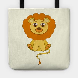 A cute baby lion Tote