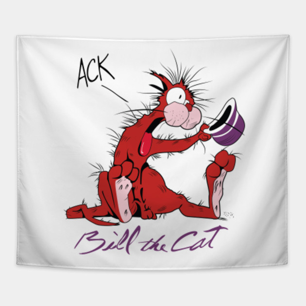 Bill The Cat Bloom County Bill The Cat Tapestry Teepublic