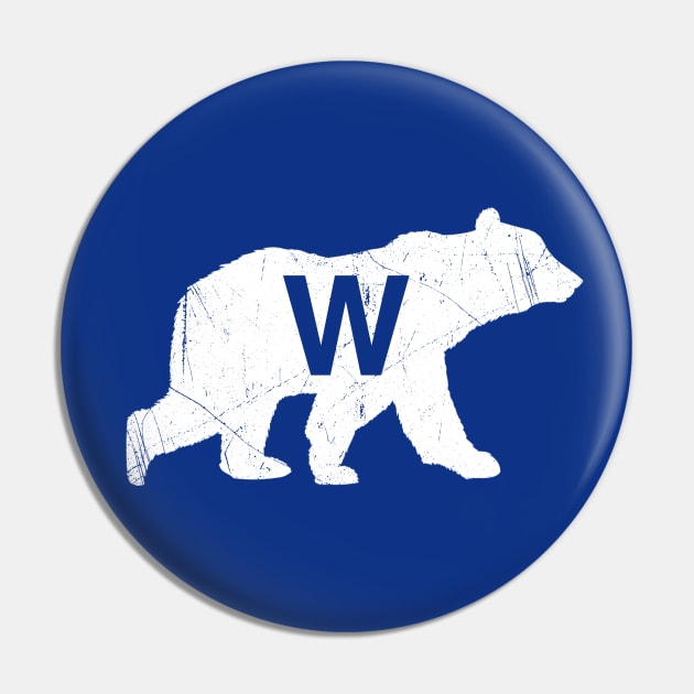 Vintage W Bear - Blue 1 Pin by KFig21