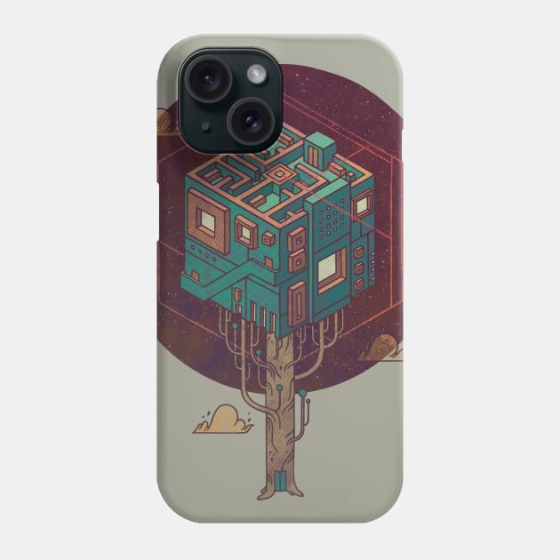 The Future is Green Phone Case by againstbound