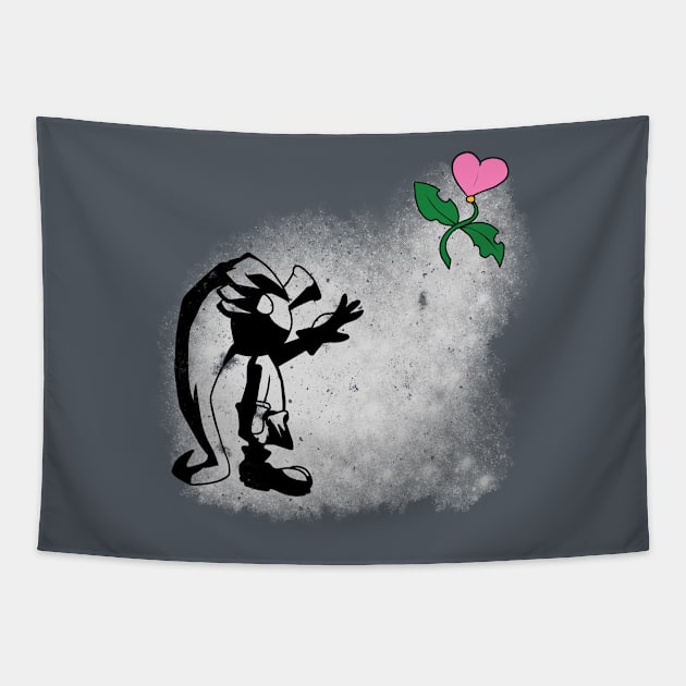 Deku scrub banksy Tapestry by The Legend of Zelda