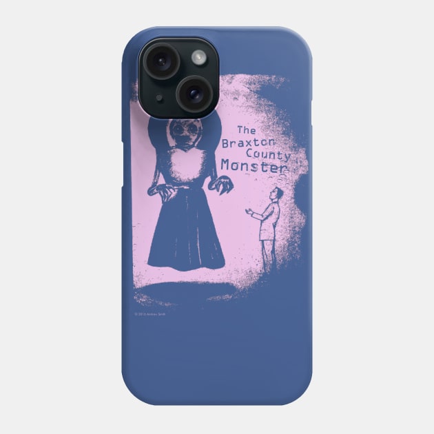 Braxton County Monster #4 Pink Phone Case by AWSchmit