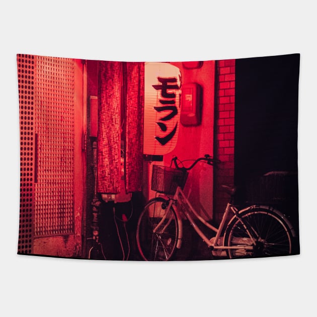 Soft Japanese Lantern Glow Tapestry by HimanshiShah