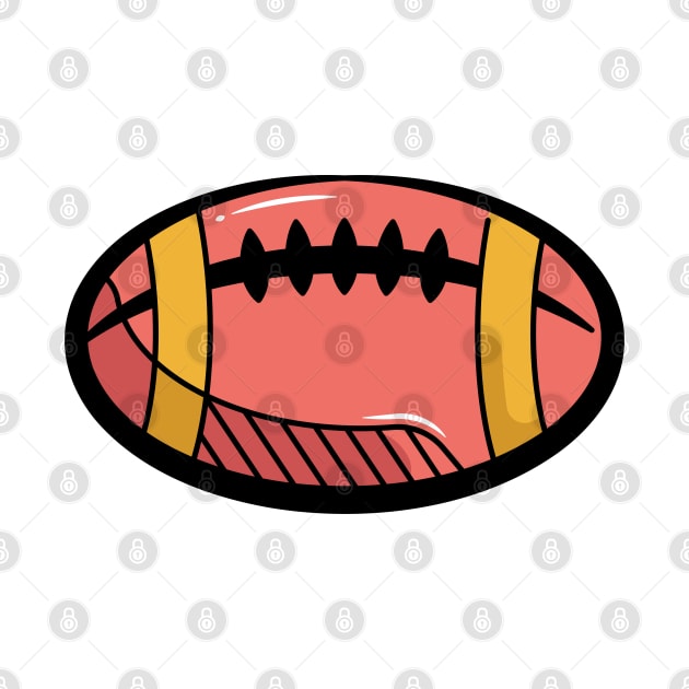 Rugby Ball by Teravitha
