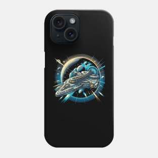 Voyage Beyond Stars: Luxury Interstellar Cruise Phone Case