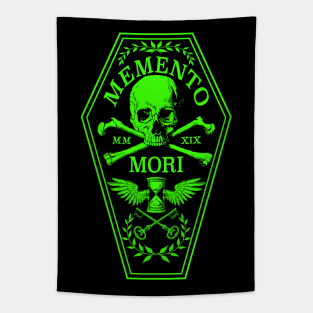 Memento Mori in Green Tapestry