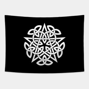 Pentagram. Celtic knot Tapestry