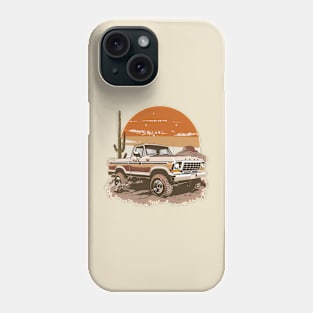 Ford Truck Vintage Highboy Design Desert Phone Case