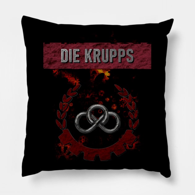 Die Krupps. Pillow by OriginalDarkPoetry