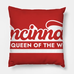 Cincinnati Script Lettering Pillow