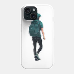 Hiking Cartoon Design - Buy and Plant a Tree Phone Case