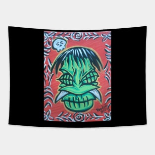 shrunken head Tapestry