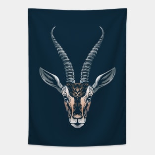 Gazelle Face Tapestry