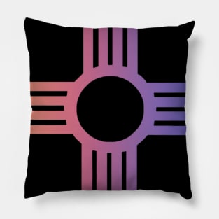 New Mexico Zia Symbol Pillow