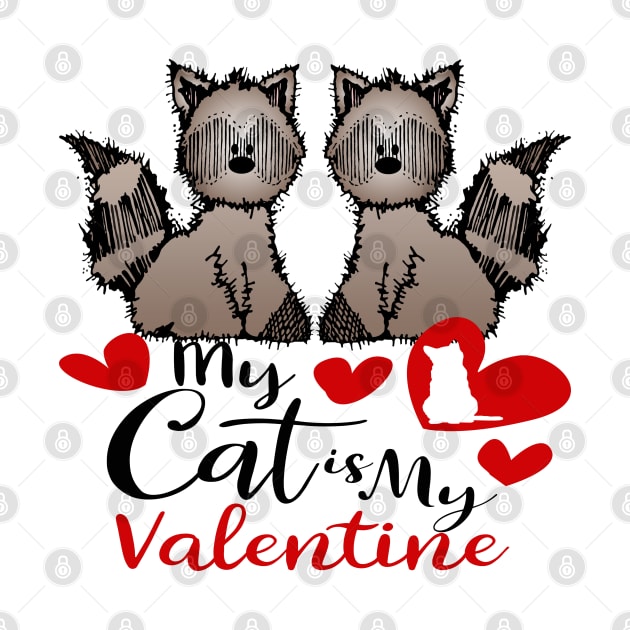 My Meow is my Valentine by FabRonics