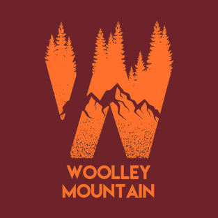Woolley Mountain Back Print Design T-Shirt