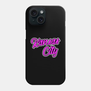 Vintage Kansas City Pink Script For KCMO Locals Phone Case