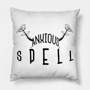 Anxious Spell Inktober Pillow