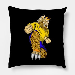 Angry eagle Pillow