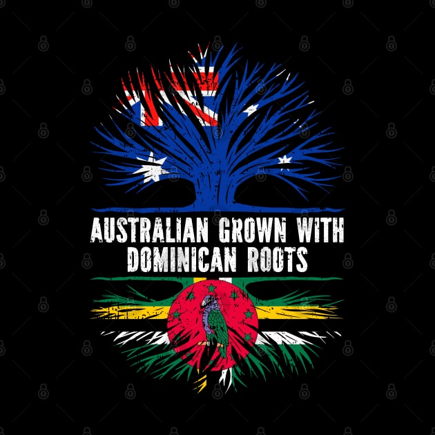 Australian Grown with Dominican Roots Australia Flag by silvercoin