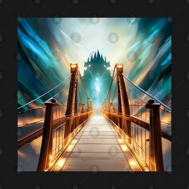 Fantasy Bridge To The Castle by Designs By David Bannister 