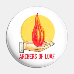 Archers Of Loaf ∆ Retro Style Fan Design Pin