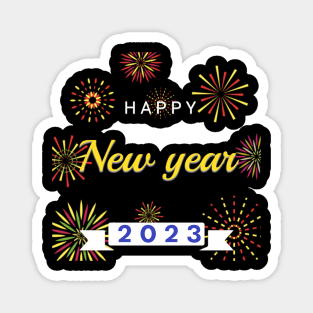 Happy New Year 2023 - Fireworks Magnet