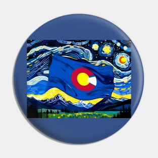 Colorado state flag Pin