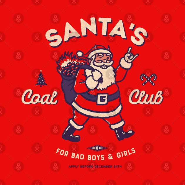 Santa's Coal Club by victorcalahan