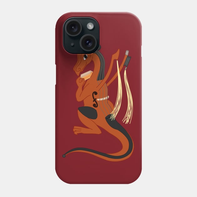 String Orchestra Dragon Phone Case by MeganDaly