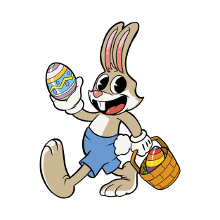 Vintage Cartoon Easter Bunny T-Shirt