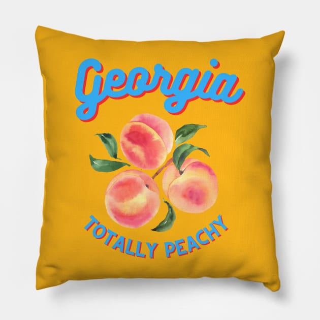 Georgia: Totally Peachy Pillow by Dream Station