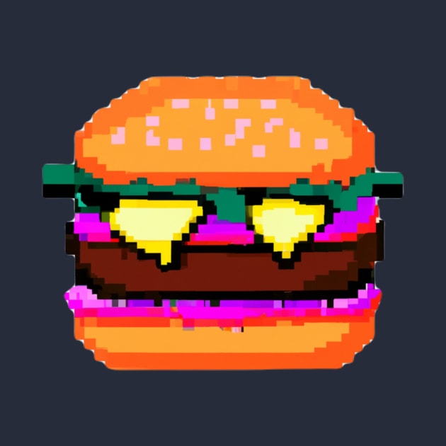 Pixel art burger 4 by BoutiqueDruide