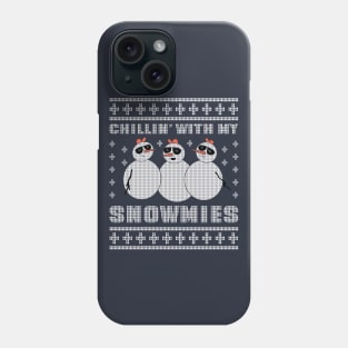 Chilling Snowmies Phone Case