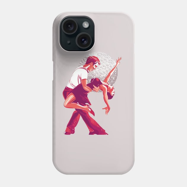 Strictly Salsa Couple Dancing With Glitter Ball Phone Case by taiche