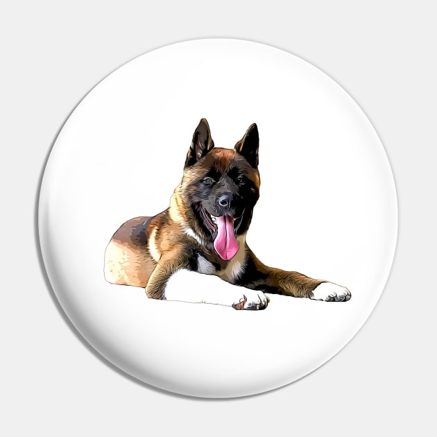 Akita - Stunning American Akita Inu Pin by ElegantCat