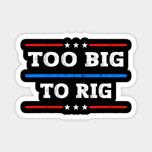 Too Big To Rig 2024 Elections Magnet