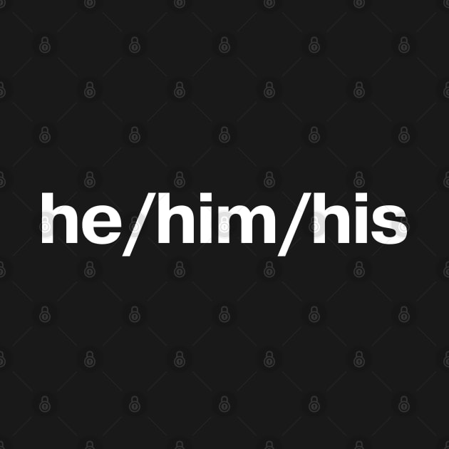 Simple pronouns: he/him/his by TheBestWords