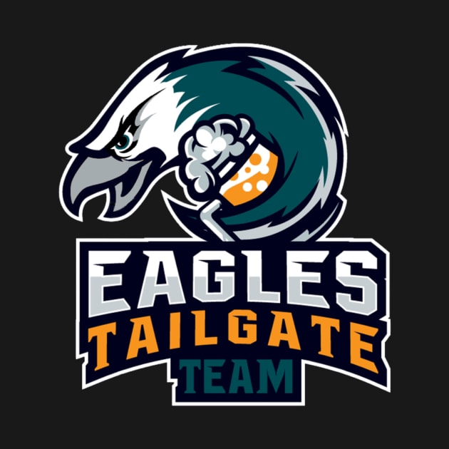 Eagles Tailgate Team Official Tee by Tailgate Team Tees