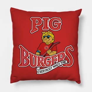 Pig Burgers - Sammy Era! Pillow